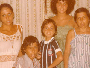 Ronaldo e sua família